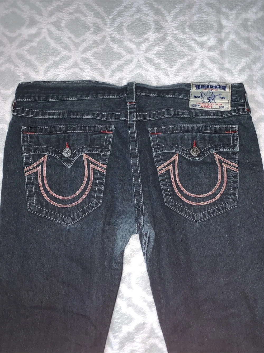 True Religion Men's Indigo Straight Jeans